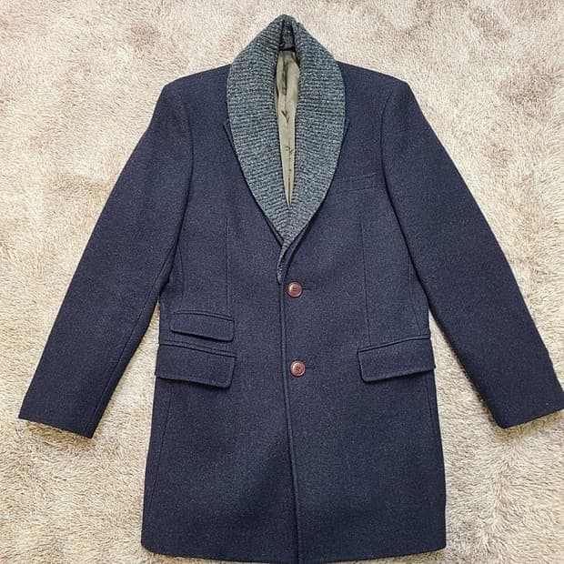 지이크 카라 분리형 코트