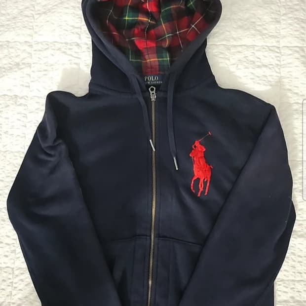 폴로 빅포니 후드집업