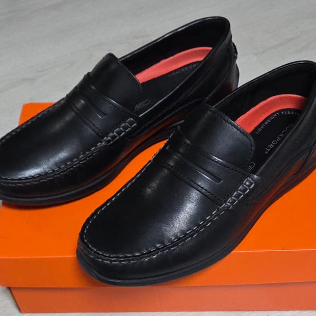 락포트 컬렌 페니 로퍼 블랙 