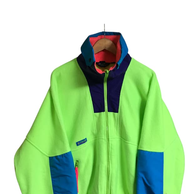콜롬비아 90s 후리스 집업자켓