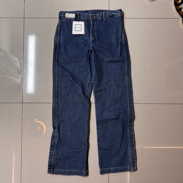 우영미 절개 데님 50사이즈 (약 32)