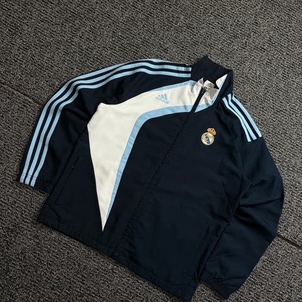 아디다스 레알마드리드 레트로 우븐 트랙 바람막이 자켓 1872