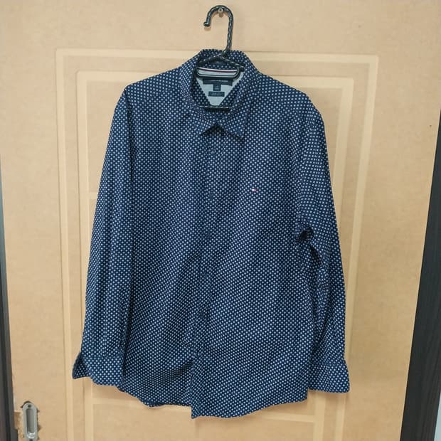 타미힐피거 남성105 사이즈 긴팔셔츠