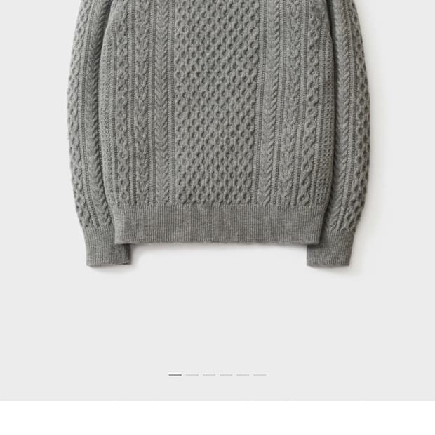 포터리 요네토미 아란 니트 그레이 2