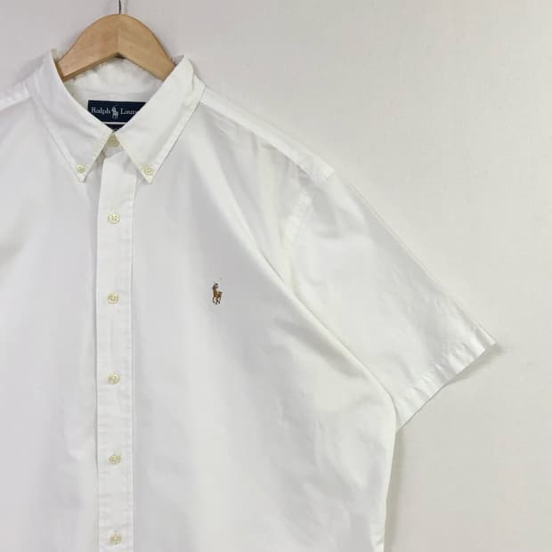 XL 폴로 화이트 셔츠