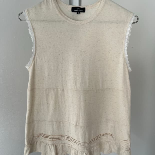 lace cotton sleeveless