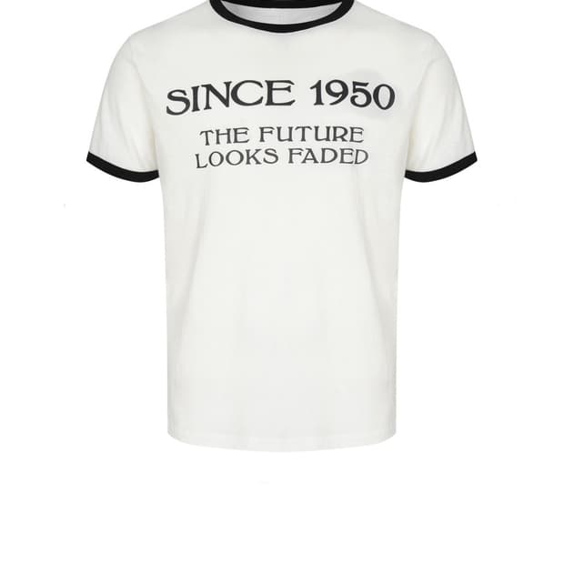 리젤서비스 FADED FUTURE RINGER TEE