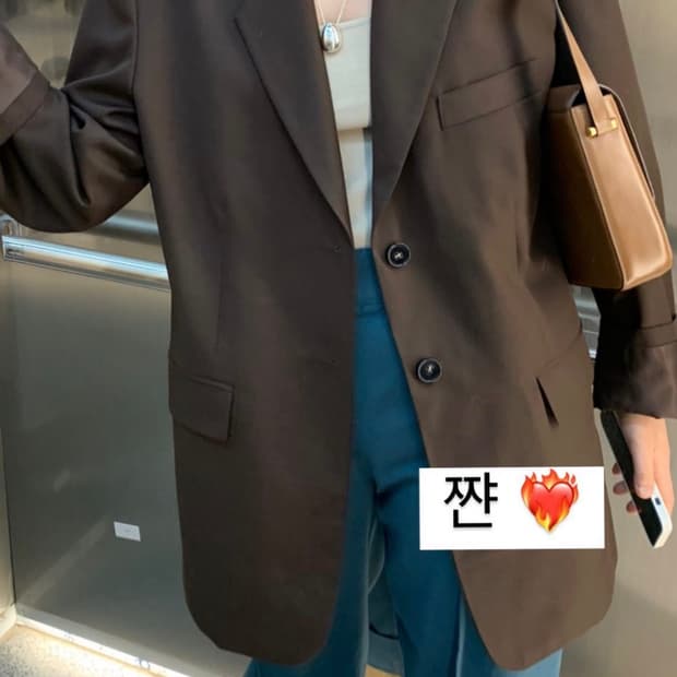 에토스 베이직 자켓 브라운