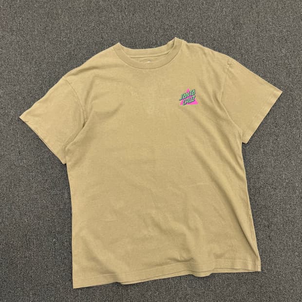 L)Santa Cruz 빈티지 로고 프린팅 반팔 티셔츠