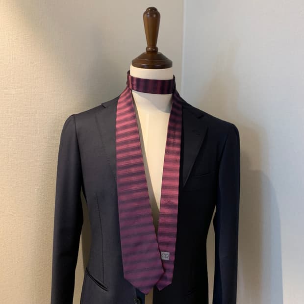 디올 옴므 신형 명품넥타이 스트라이프 100실크 8.5cm