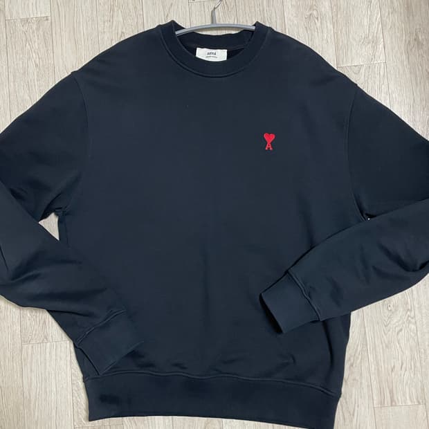 Ami 맨투맨 블랙 L
