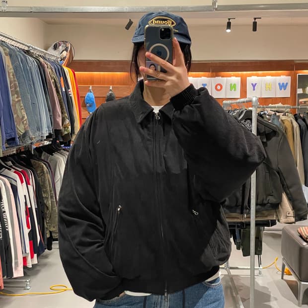 커스텀어클락 오버핏 패딩 자켓  