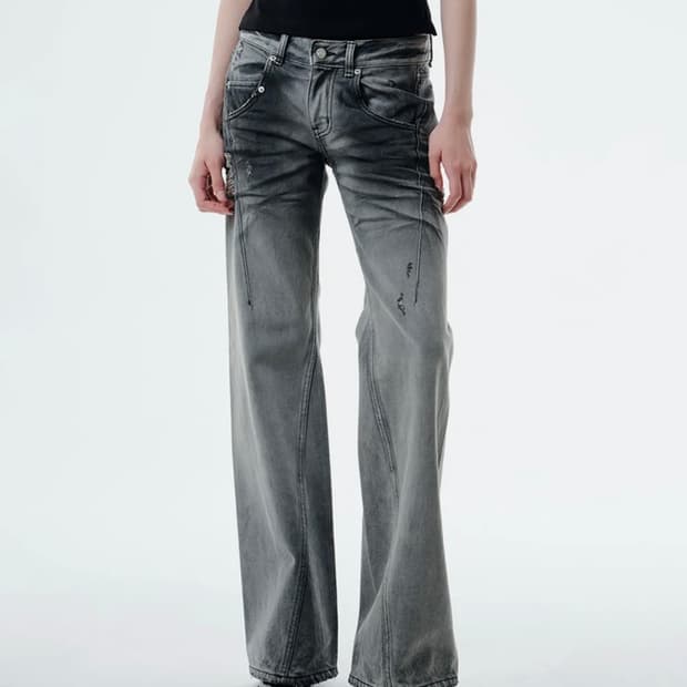 INES JEANS (GREY)