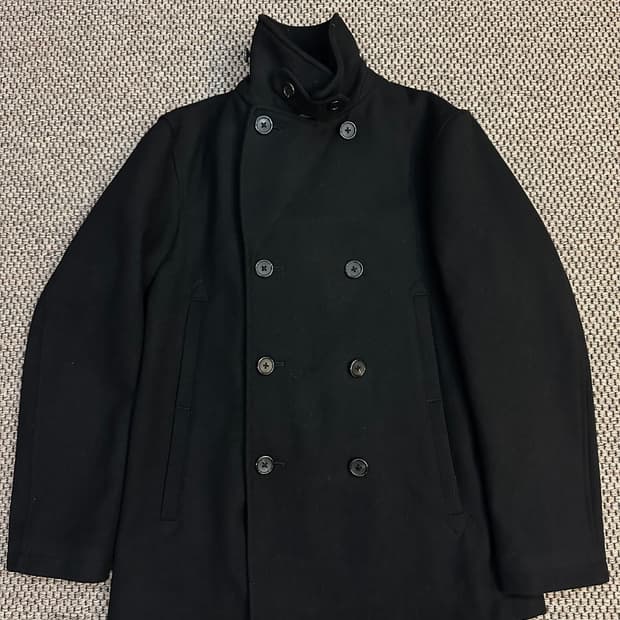 MHL 마가렛호웰 피코트 블랙 L 100