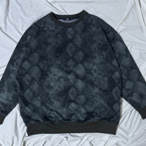 Hare 파이톤 패턴 스웨트셔츠