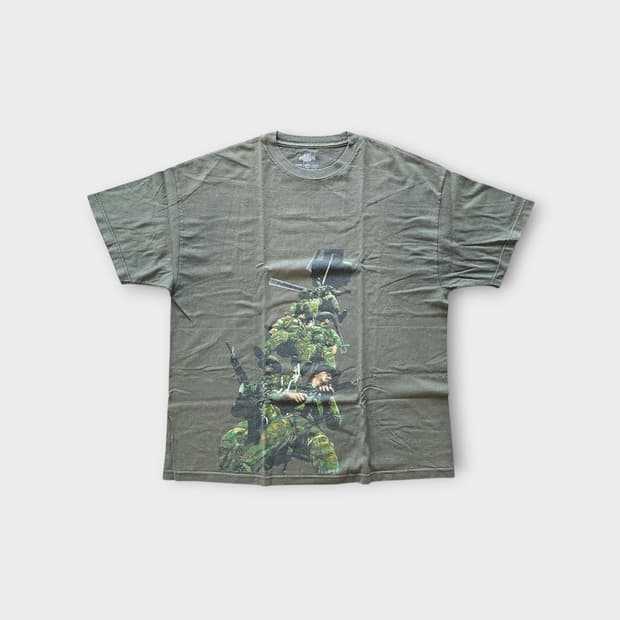XXL 3XL 110 115 아미 솔져 반팔 티셔츠 Made in USA