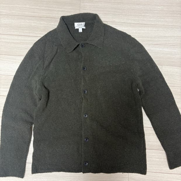 COS 카라 가디건 M