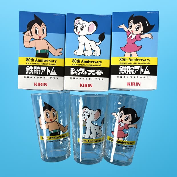 기린 데츠카오사무 캐릭터컵 3종일괄