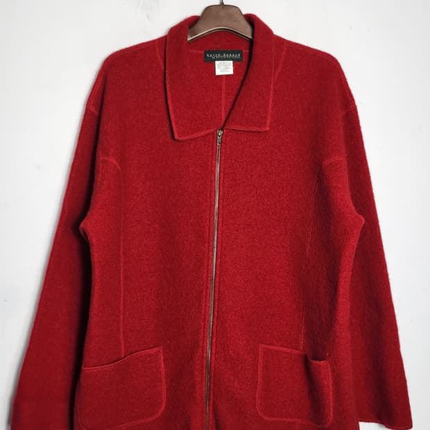 Harve Benard 울 집업 자켓