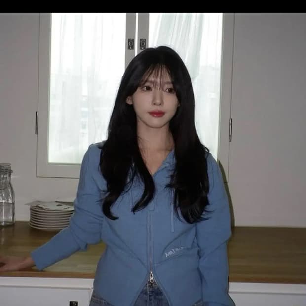 마뗑킴 니트집업 RIBBED KNIT HOODY ZIP UP FOR WO