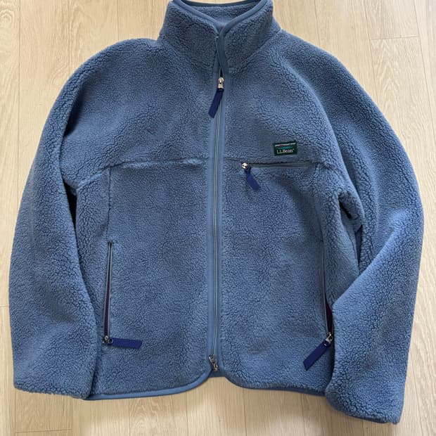 LLBean 엘엘빈 일본한정 플리스 자켓 스톤블루 M