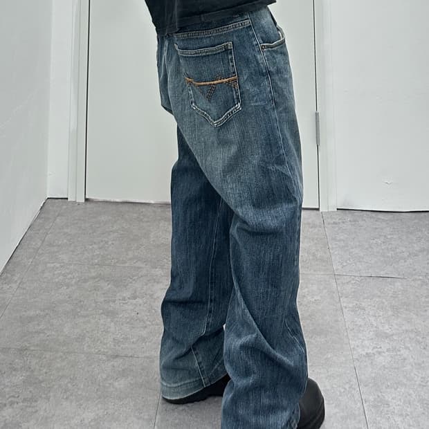 VILLAND vintage washing denim pants