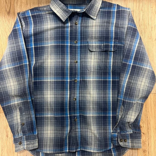 빈티지 체크 셔츠
