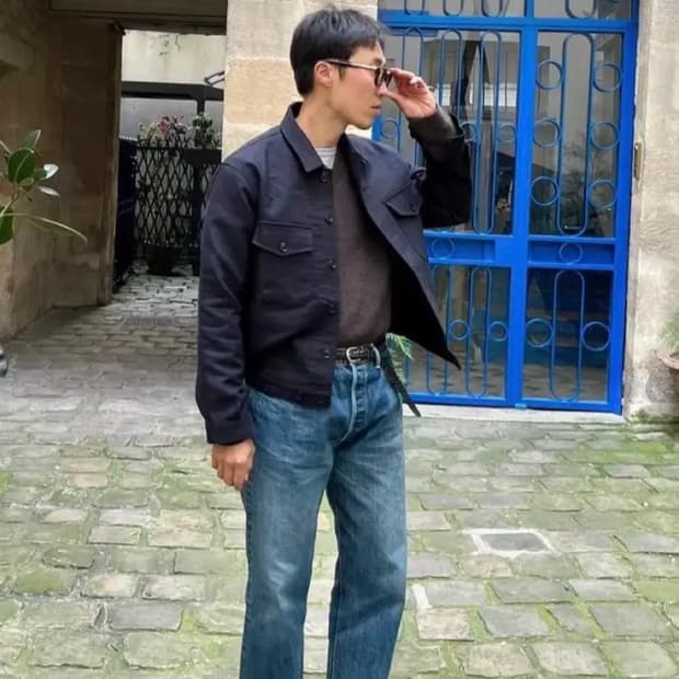 드레 CY 자켓 네이비 3