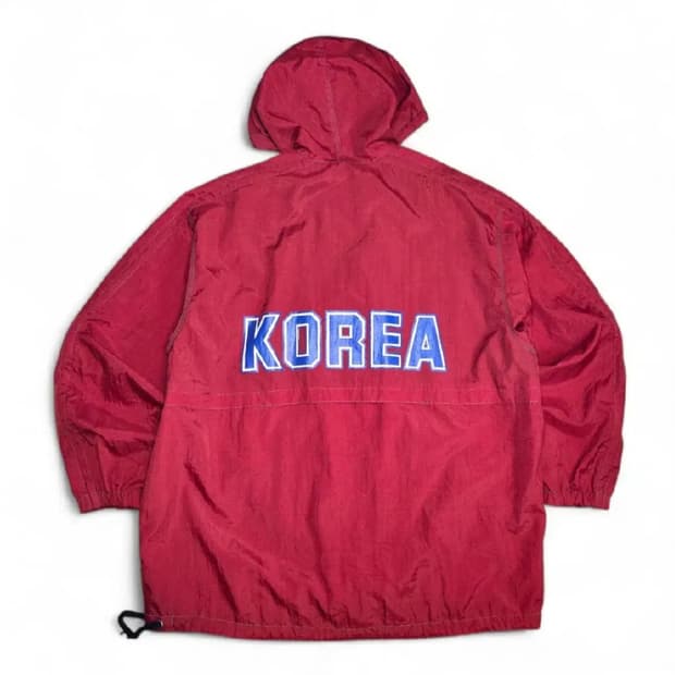 올드스쿨 나이키 코리아 빅로고 스우시 아노락 자켓 (실2XL)
