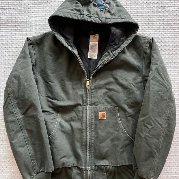 [L] 칼하트 j130 샌드스톤 덕 액티브 자켓 모스