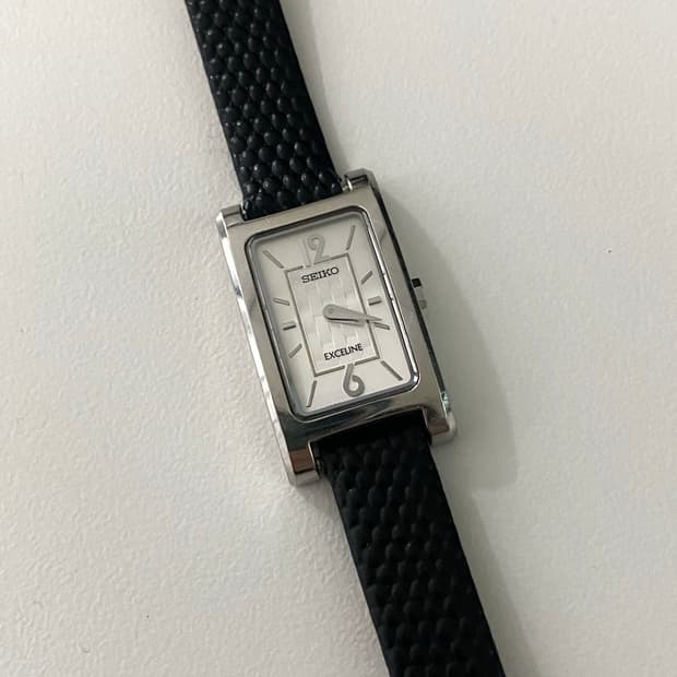Seiko 세이코 Exceline 엑셀린 스퀘어 쿼츠 레이디스