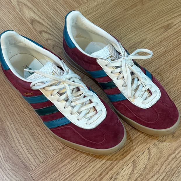 아디다스 가젤 버건디 285