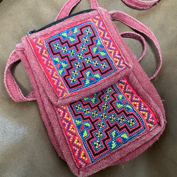 빈티지 에스닉 미니 크로스백