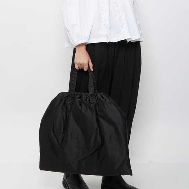 꼼데가르송 빅 나일론 패딩 가마구찌 토트백