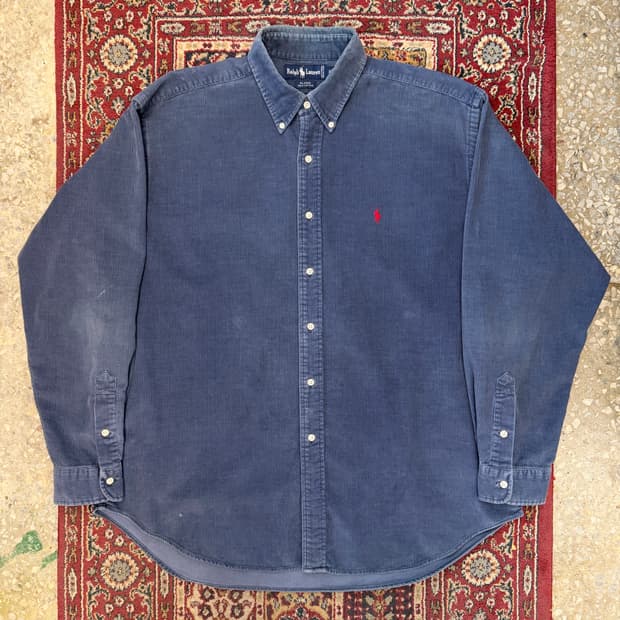 90s 폴로 랄프로렌 블레어 핏 코듀로이 셔츠 [ 105-110 ]