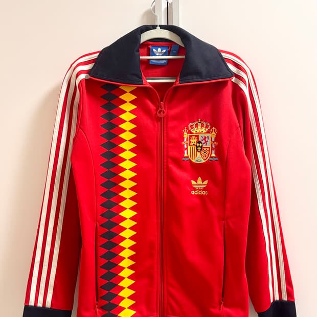 아디다스 스페인 국대 져지 트랙탑 100