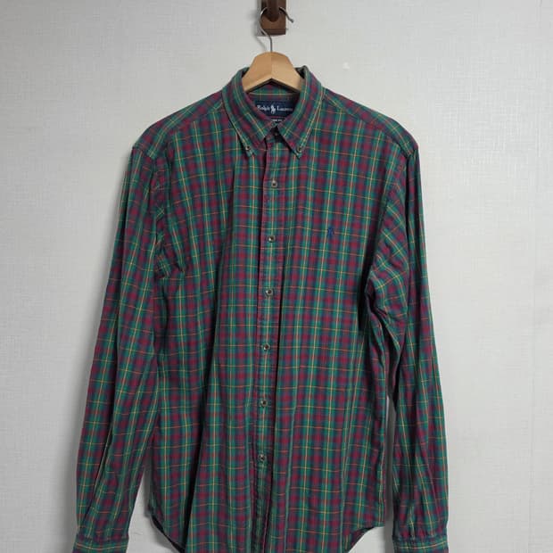 폴로 랄프로렌 체크 셔츠 M