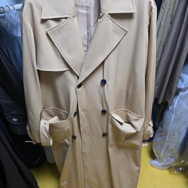 데꼬로소 롱 트렌치코트 xl