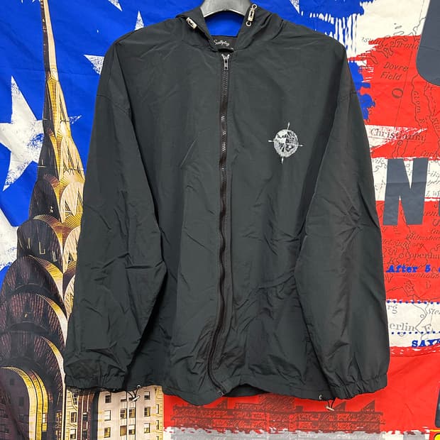 빈티지 스트릿 와일드 오버핏 바람막이3xL115