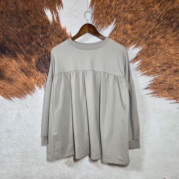 일본 빈티지 모리걸 셔링 롱슬리브 맨투맨