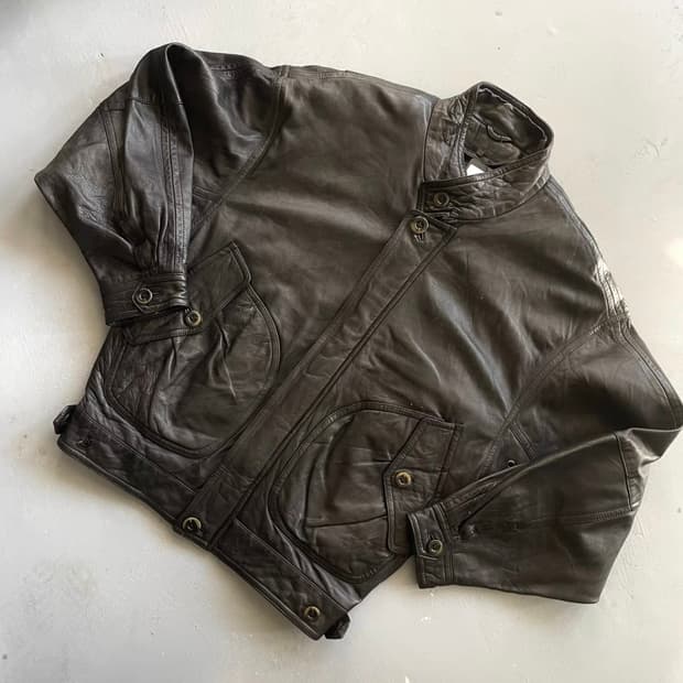 INTERMEZZO 리얼 가죽 자켓