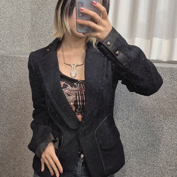 EGOIST STUD BLAZER