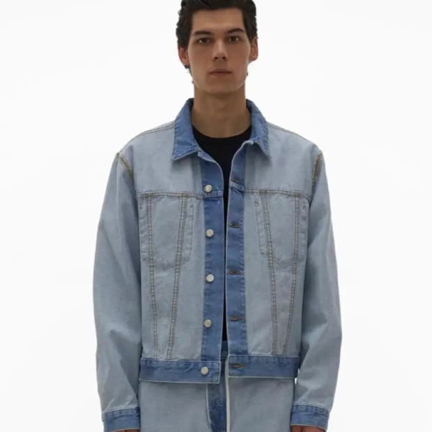 구매) 헬무트랭 인사이드아웃 데님자켓 m