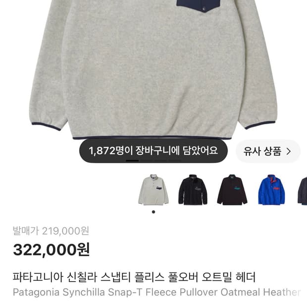 파타고니아 신칠라 오트밀