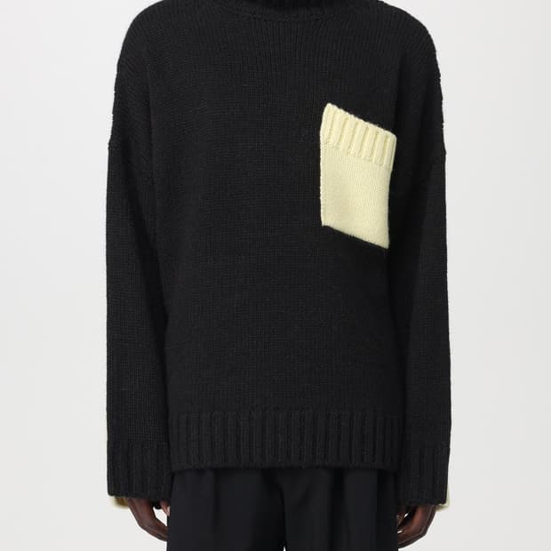 JW 앤더슨 배색 포켓 스웨터