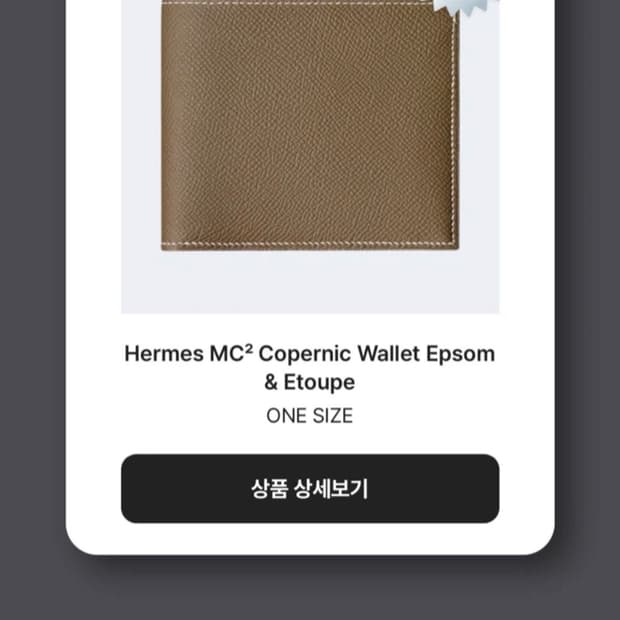 에르메스 mc2 코페르닉 지갑 앱송
