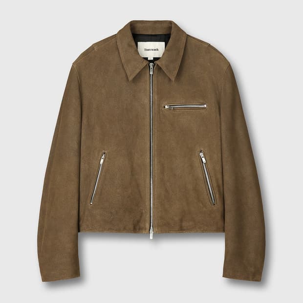 [토니웩] 스웨이드 자켓 SUEDE BLOUSON JACKET BROWN