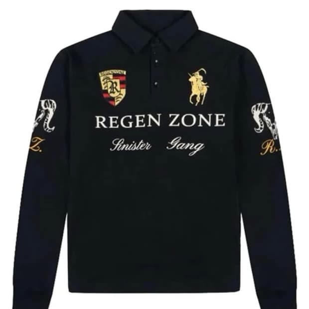 REGEN ZONE 폴로 긴팔티