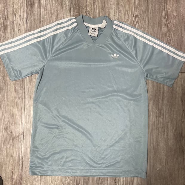 아디다스 헤링본 저지 반팔 HR9834 스카이블루90(s)