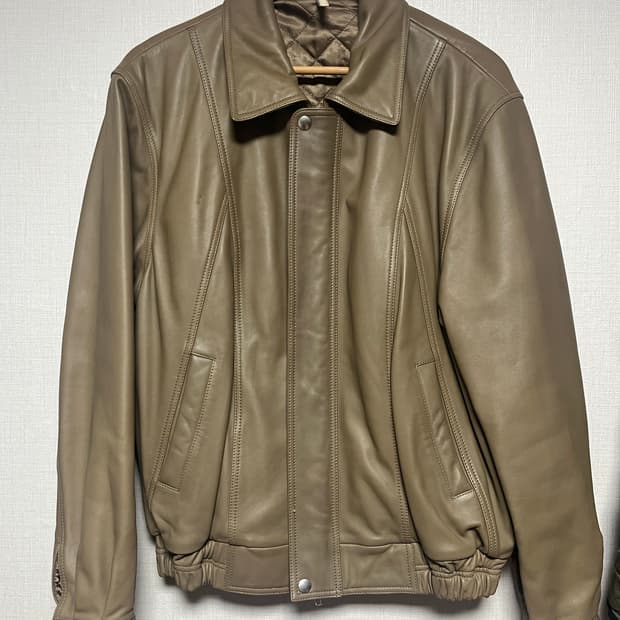 선플라워 90s 봄버 베이지브라운